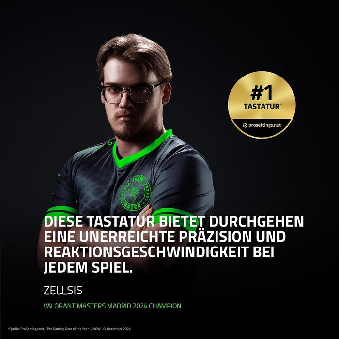 Razer Gaming-Tastatur 60% mit analogen Switches - US-Layout - bis zu 35% Rabatt