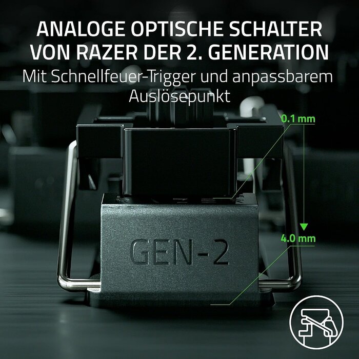 Razer Gaming-Tastatur 60% mit analogen Switches - US-Layout - bis zu 35% Rabatt