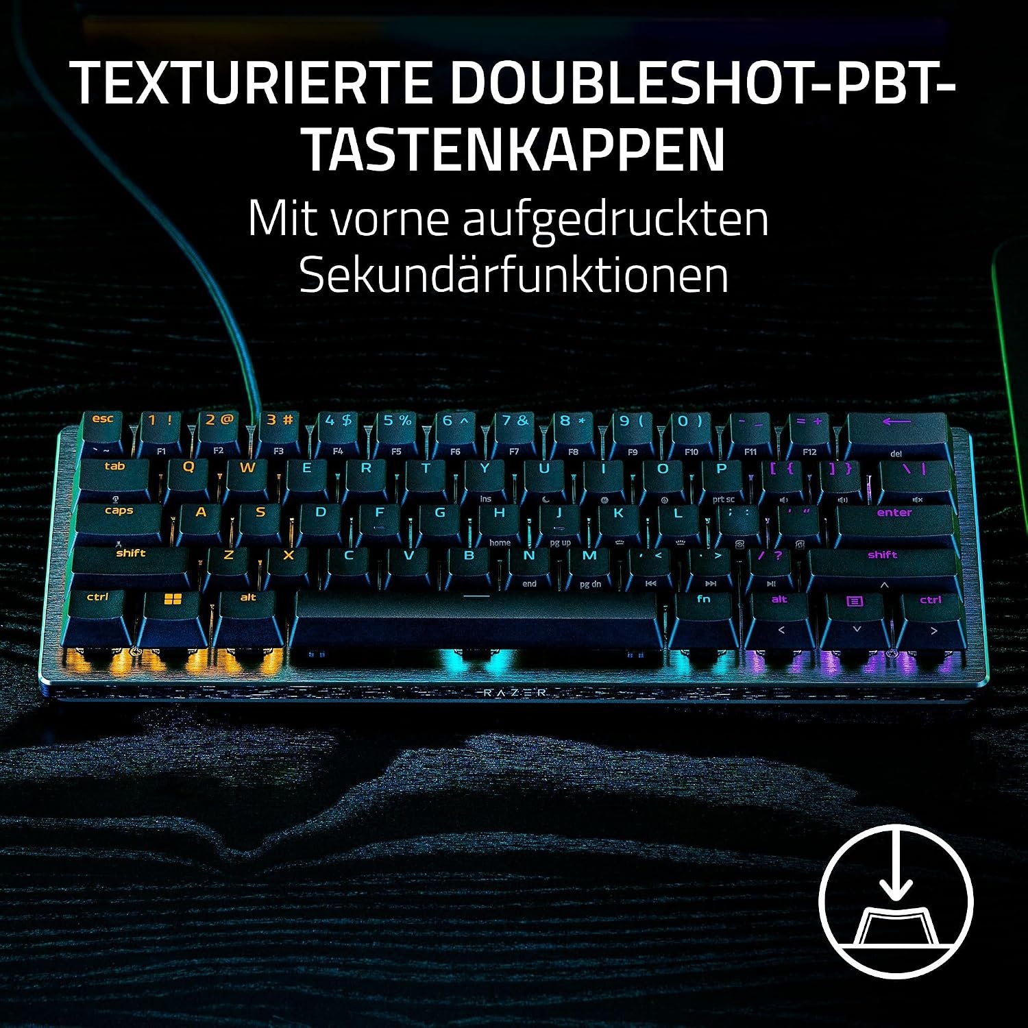 Razer Gaming-Tastatur 60% mit analogen Switches - US-Layout - bis zu 35% Rabatt