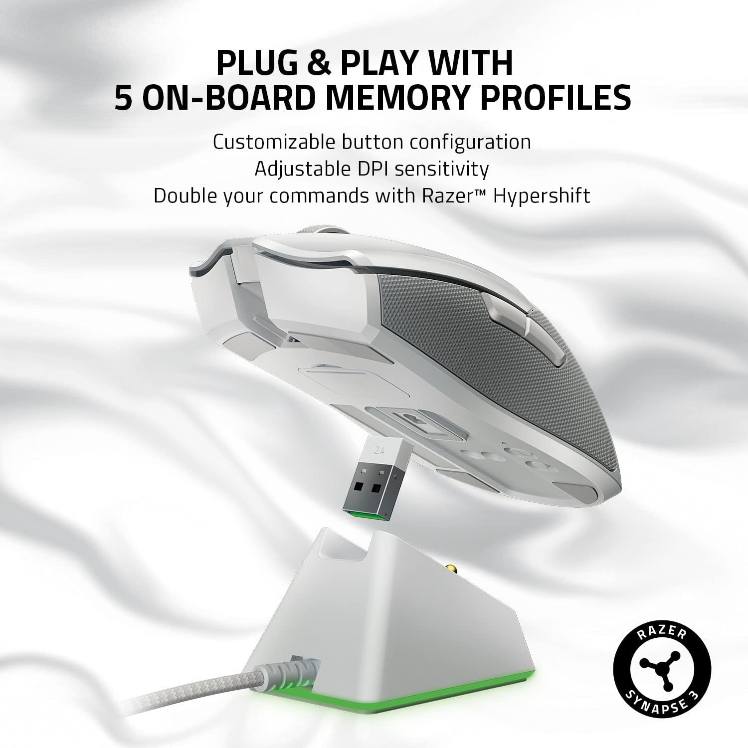 Razer Kabellose Gaming-Maus mit Ladestation 20.000 DPI - bis zu 35% Rabatt