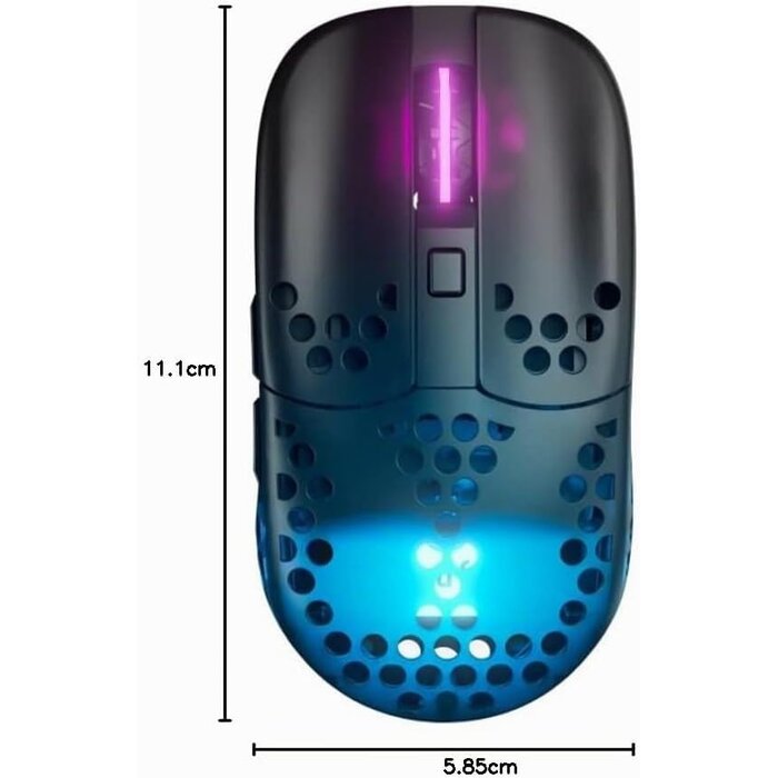 Kabellose Gaming-Maus mit 19000 DPI - Schwarz - bis zu 34% sparen