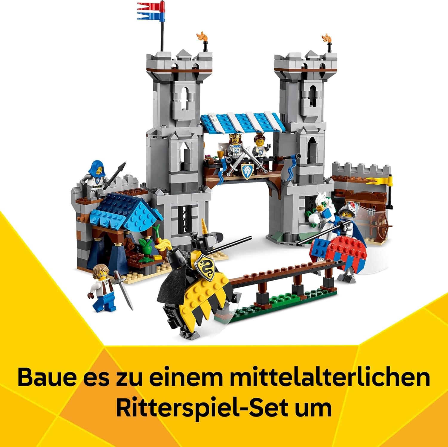 Mittelalterliche Burg 3-in-1 Bauset - Jetzt mit bis zu 34% Rabatt sichern