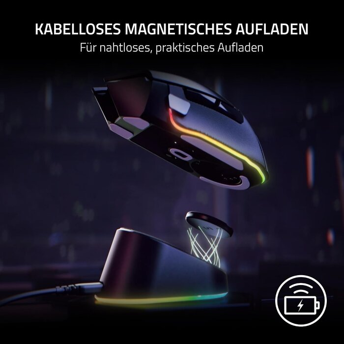 Razer Gaming Maus-Ladestation mit 8K Hz Transceiver - jetzt bis zu 34% günstiger