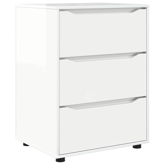 Vidaxl Aufbewahrungsschrank in Hochglanz Weiß - 60x48x81 cm - bis zu 35% Rabatt