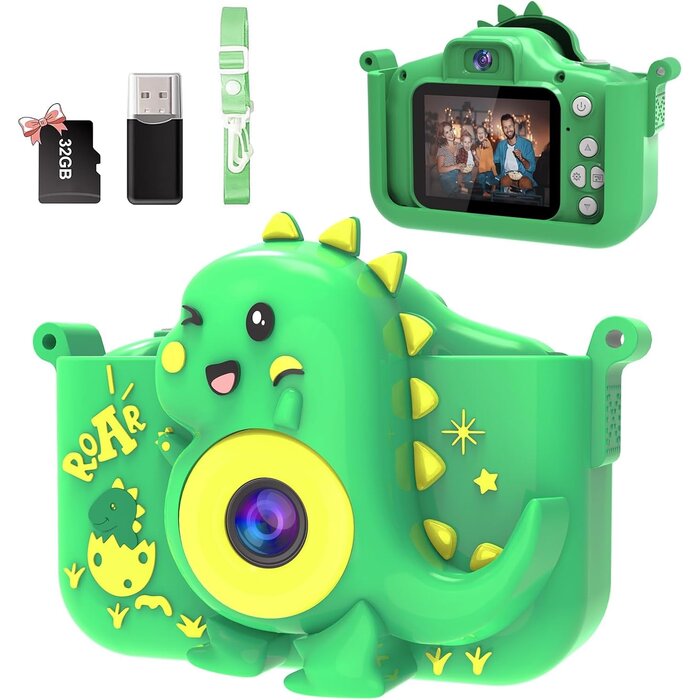 Digitale Kinderkamera 20MP Full HD - Schwarz - bis zu 32% Rabatt