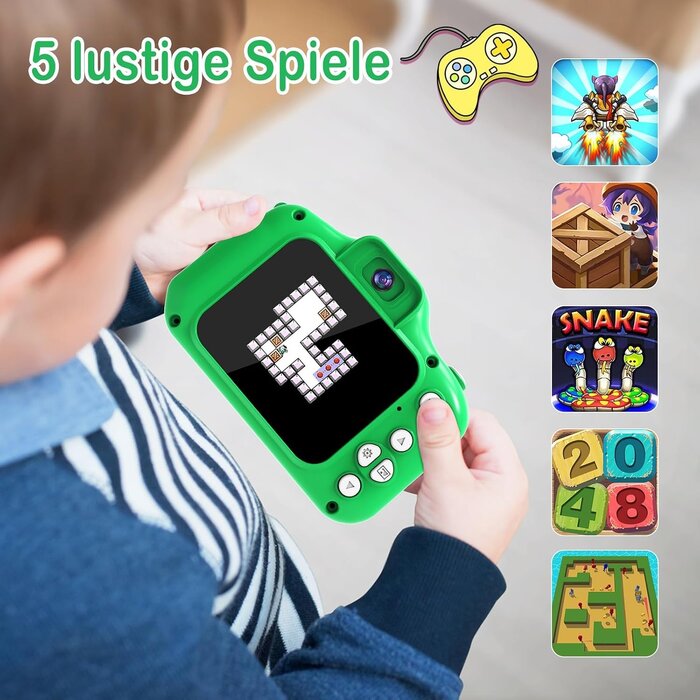 Digitale Kinderkamera 20MP Full HD - Schwarz - bis zu 32% Rabatt
