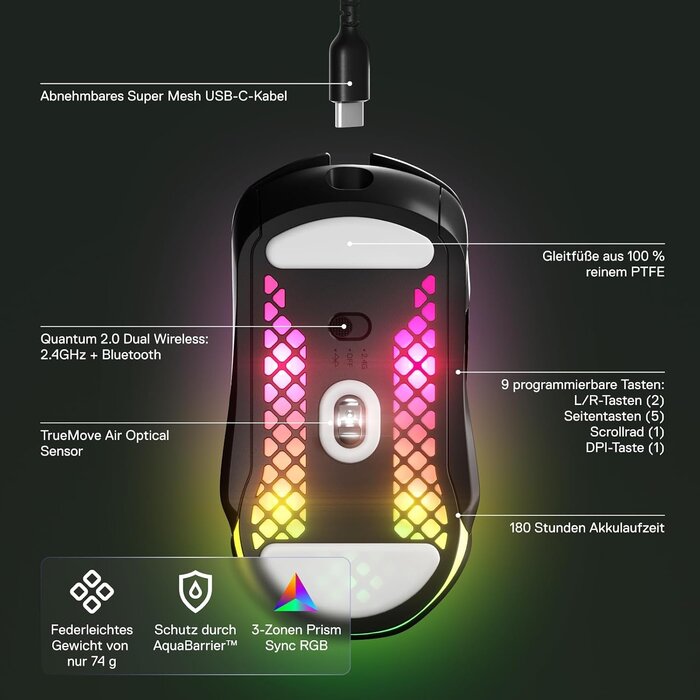 Ultra-leichte Wireless Gaming-Maus | 18.000 DPI | Jetzt bis zu 35% reduziert