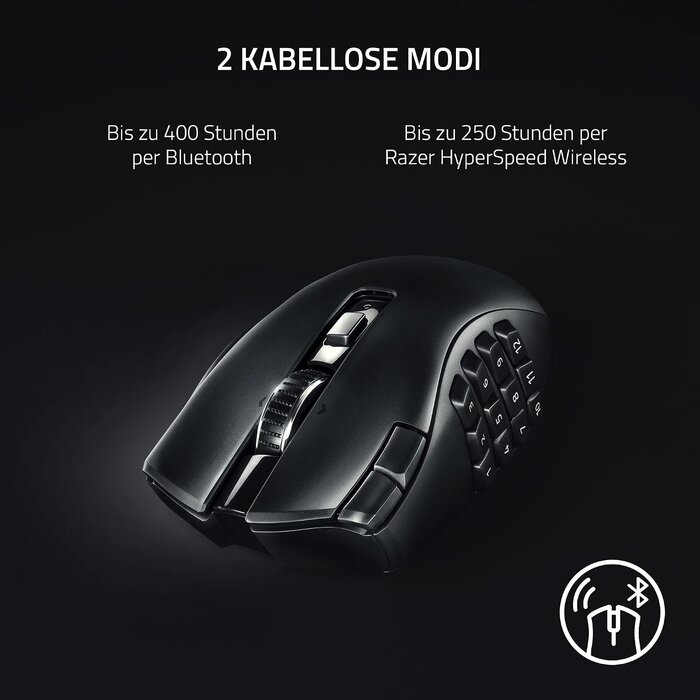 Ergonomische MMO Gaming-Maus mit 19 Tasten & 30K Sensor - bis zu 35% Rabatt