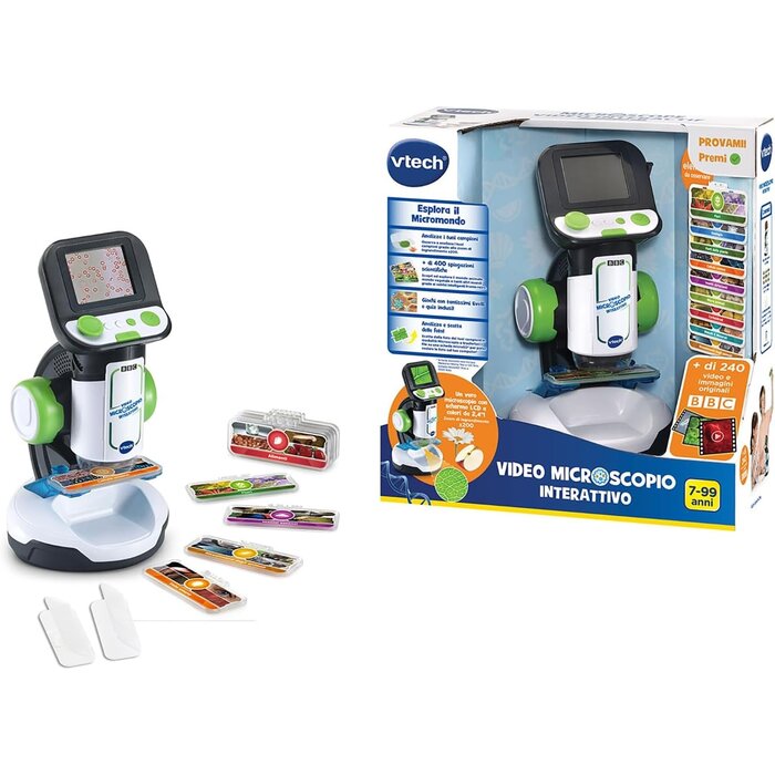 Vtech Digitales Kindermikroskop mit 200x Zoom & Lerninhalten - sparen Sie bis zu 29%