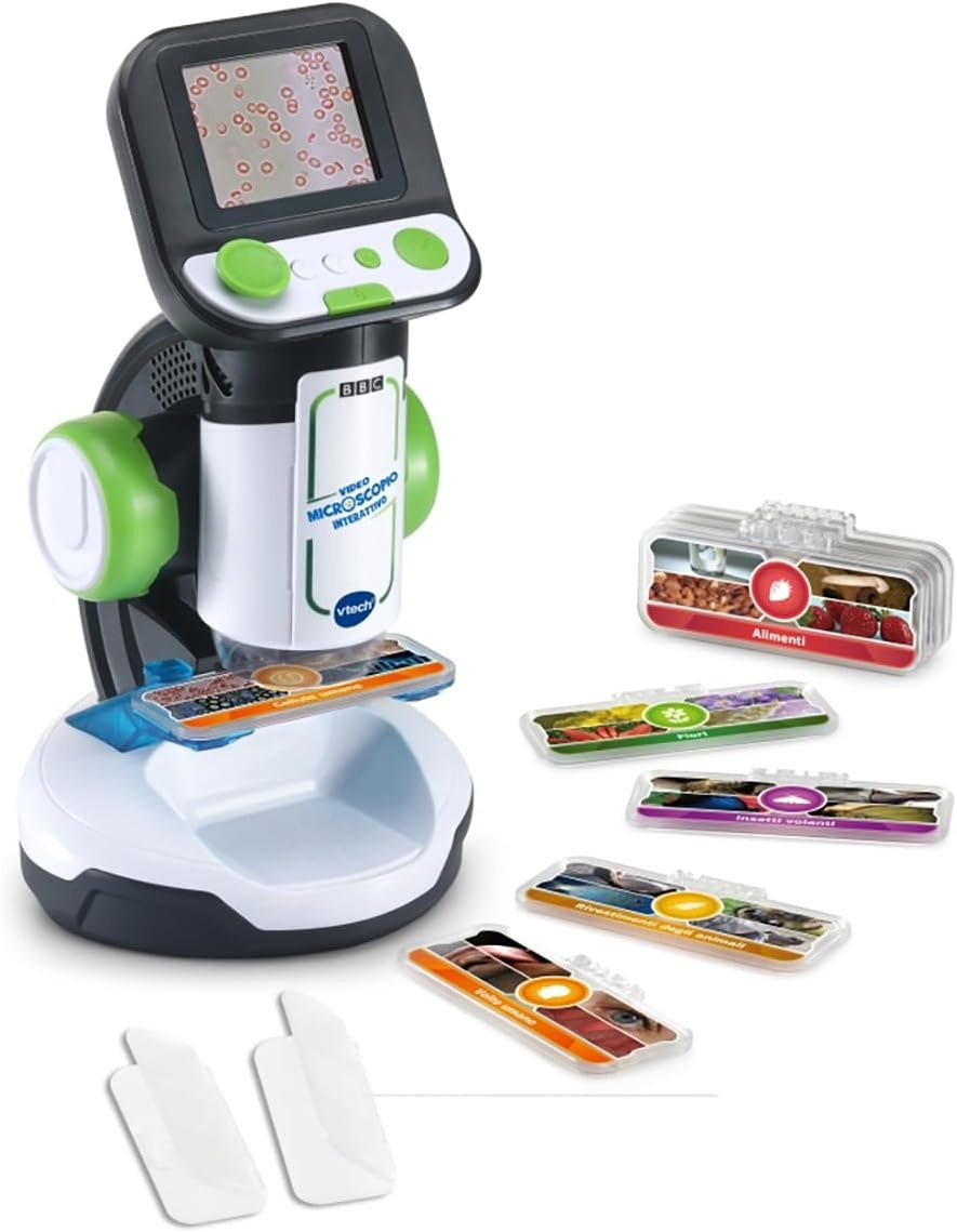 Vtech Digitales Kindermikroskop mit 200x Zoom & Lerninhalten - sparen Sie bis zu 29%