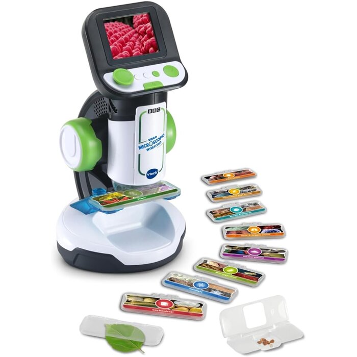 Vtech Digitales Kindermikroskop mit 200x Zoom & Lerninhalten - sparen Sie bis zu 29%