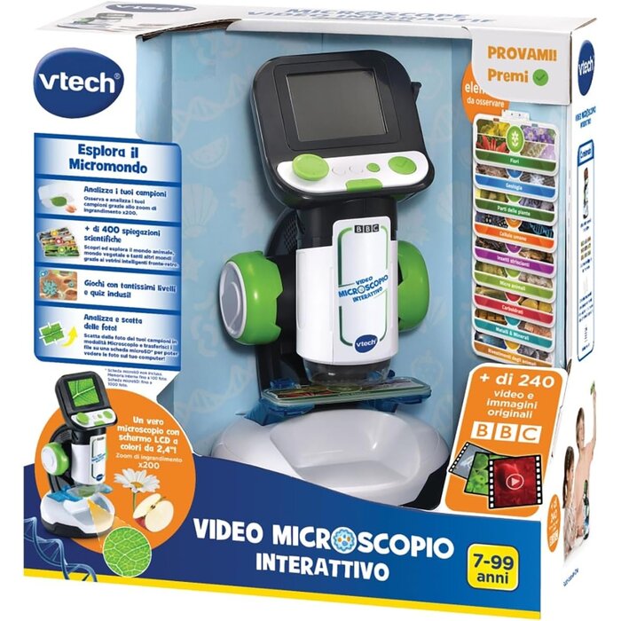 Vtech Digitales Kindermikroskop mit 200x Zoom & Lerninhalten - sparen Sie bis zu 29%