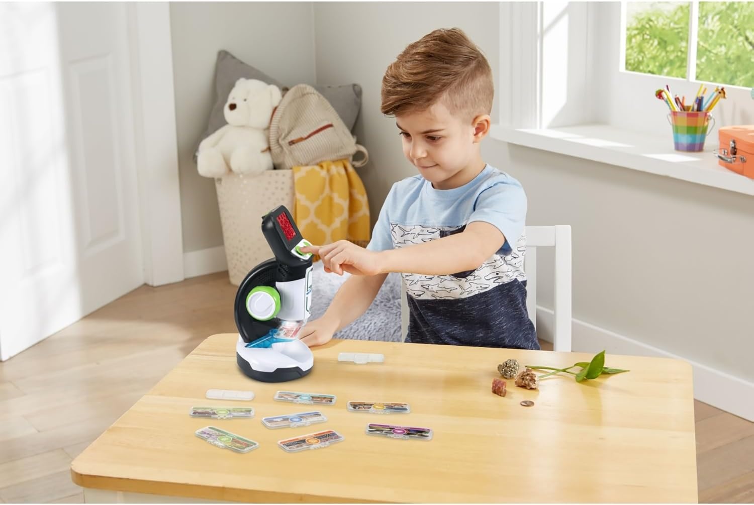 Vtech Digitales Kindermikroskop mit 200x Zoom & Lerninhalten - sparen Sie bis zu 29%
