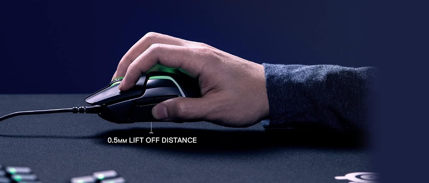 Ergonomische Gaming-Maus, optisch, 8.500 CPI, 6 Tasten - bis zu 33% reduziert