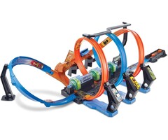 Hot Wheels Action-Rennbahn mit Korkenzieher & Loopings - bis zu 34% sparen
