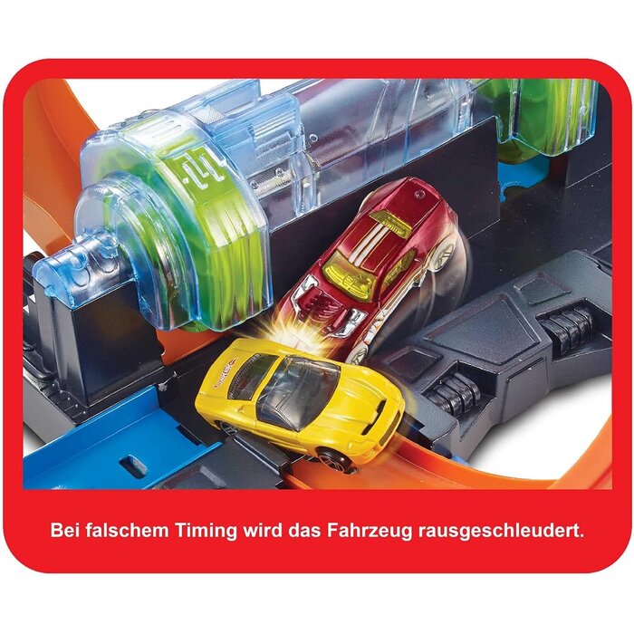Hot Wheels Action-Rennbahn mit Korkenzieher & Loopings - bis zu 34% sparen