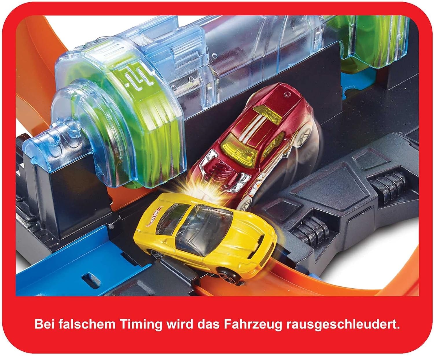 Hot Wheels Action-Rennbahn mit Korkenzieher & Loopings - bis zu 34% sparen