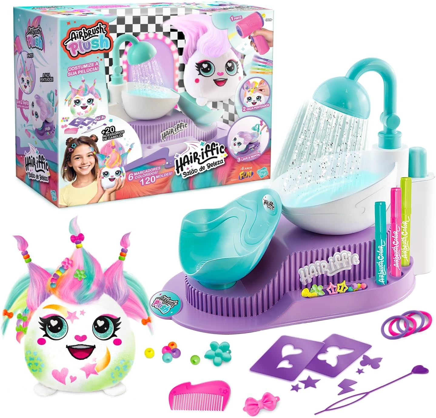 Canal Toys Airbrush Plüschtier-Friseursalon - Kreatives Set bis zu 32% günstiger