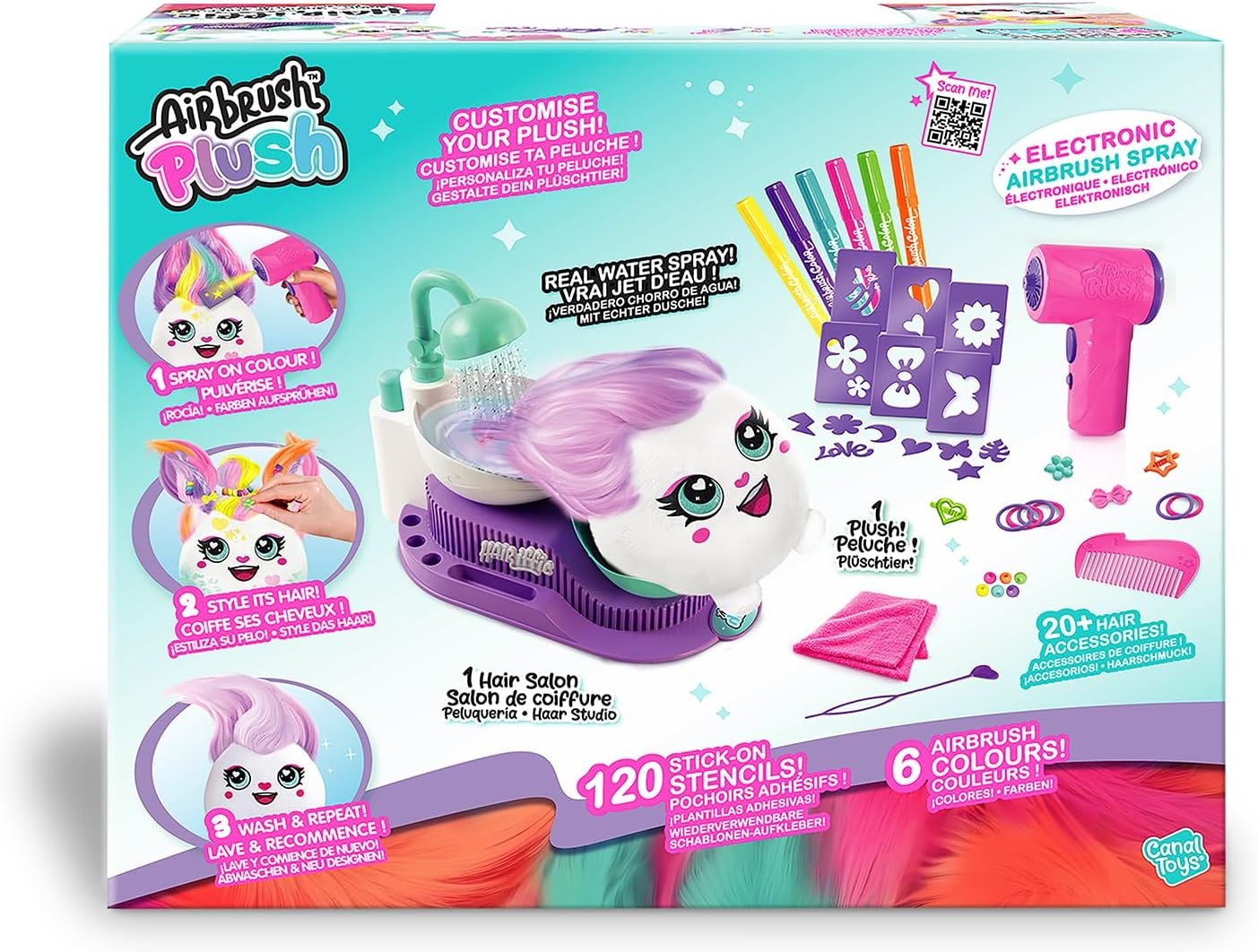 Canal Toys Airbrush Plüschtier-Friseursalon - Kreatives Set bis zu 32% günstiger
