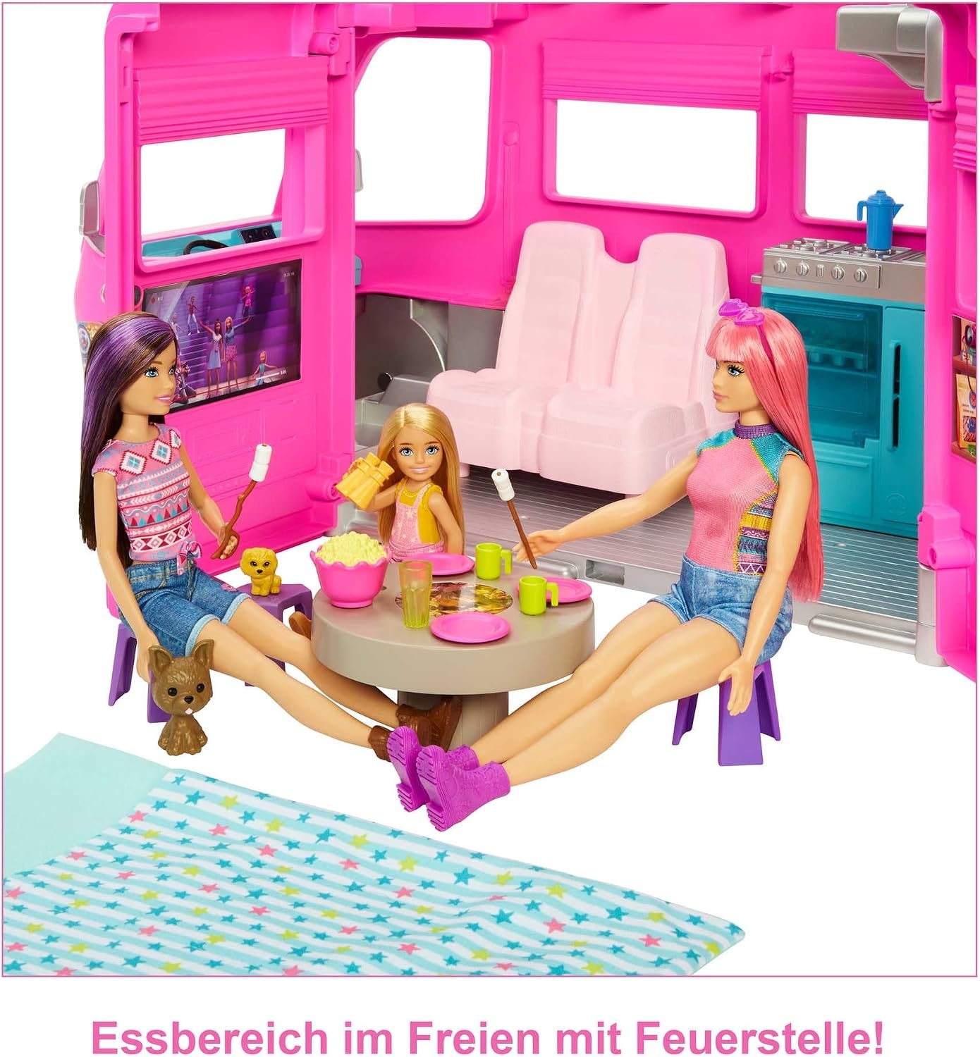 Wohnmobil Spielset mit Pool & Rutsche - Jetzt bis zu 34% Rabatt sichern!