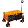 Faltbarer Bollerwagen bis 100 kg - Schwarz/Orange - bis zu 34% Rabatt