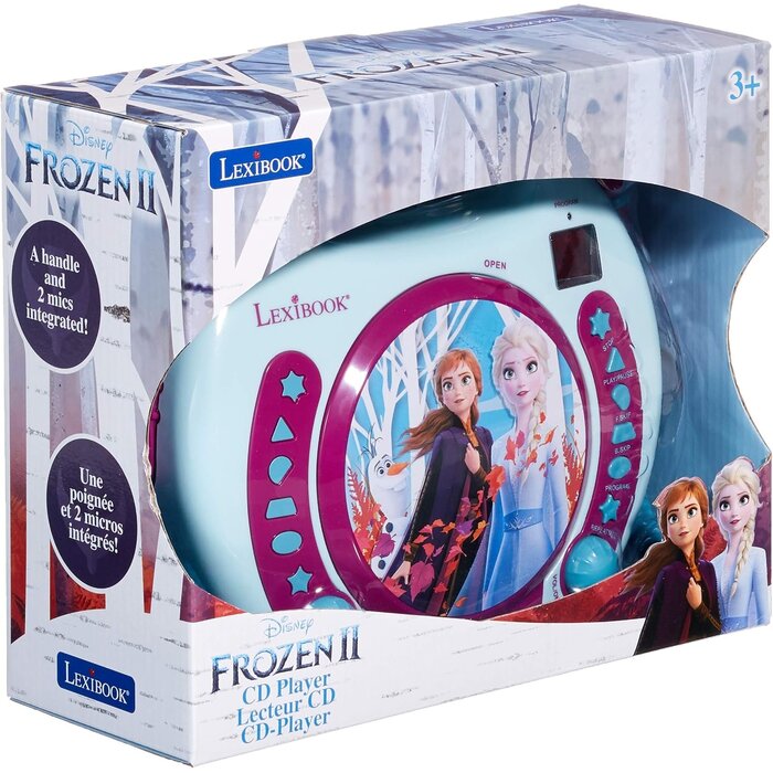 Lexibook Tragbarer CD-Player mit Karaoke-Set - Blau/Lila - bis zu 34% Rabatt sparen