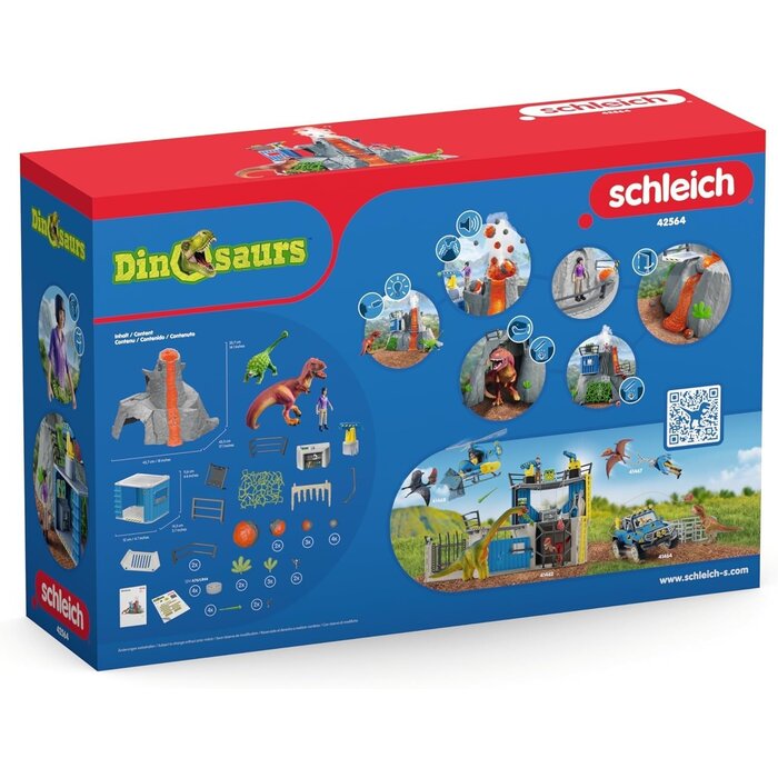 Große Vulkan-Expedition Dinosaurier Spielset mit LED & Licht - bis zu 34% sparen