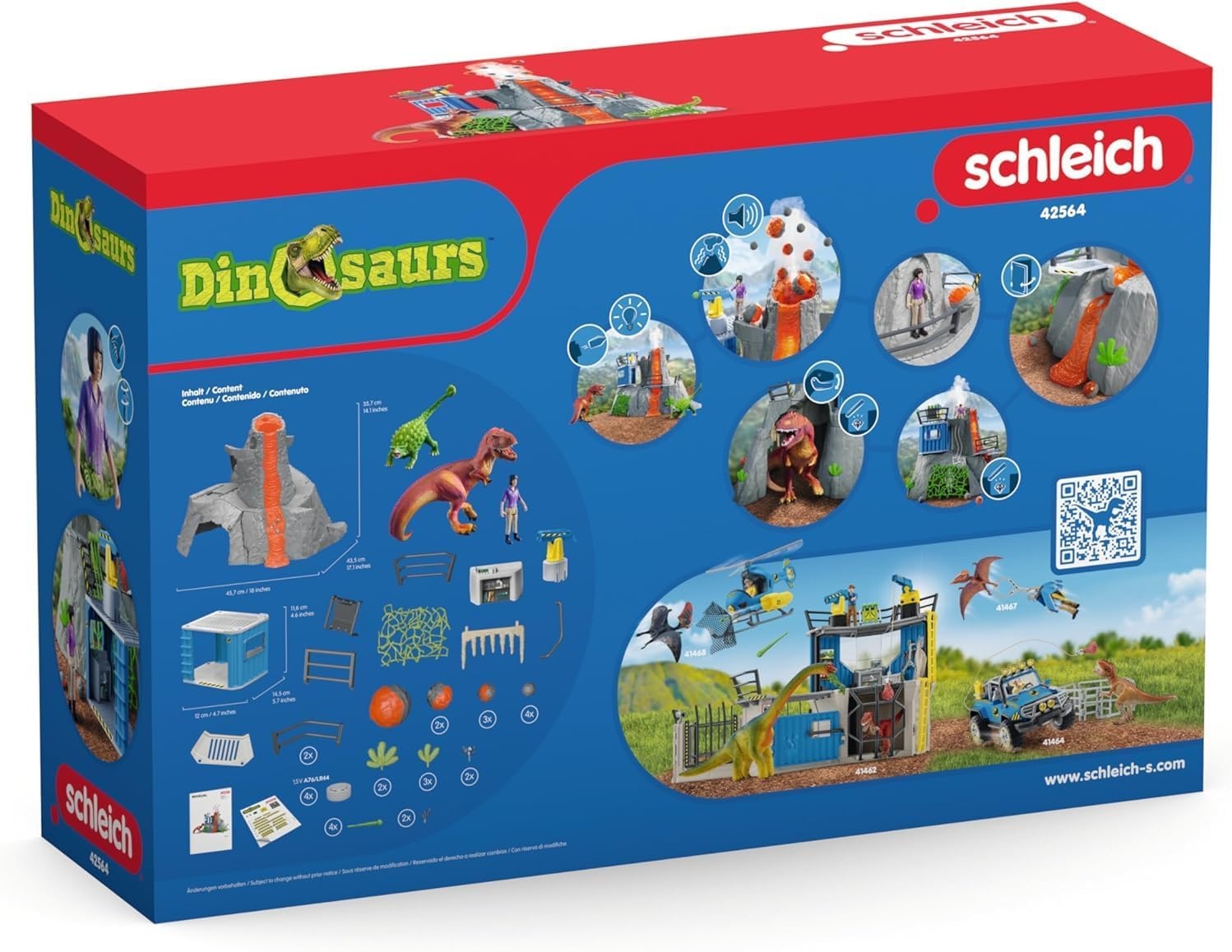 Große Vulkan-Expedition Dinosaurier Spielset mit LED & Licht - bis zu 34% sparen