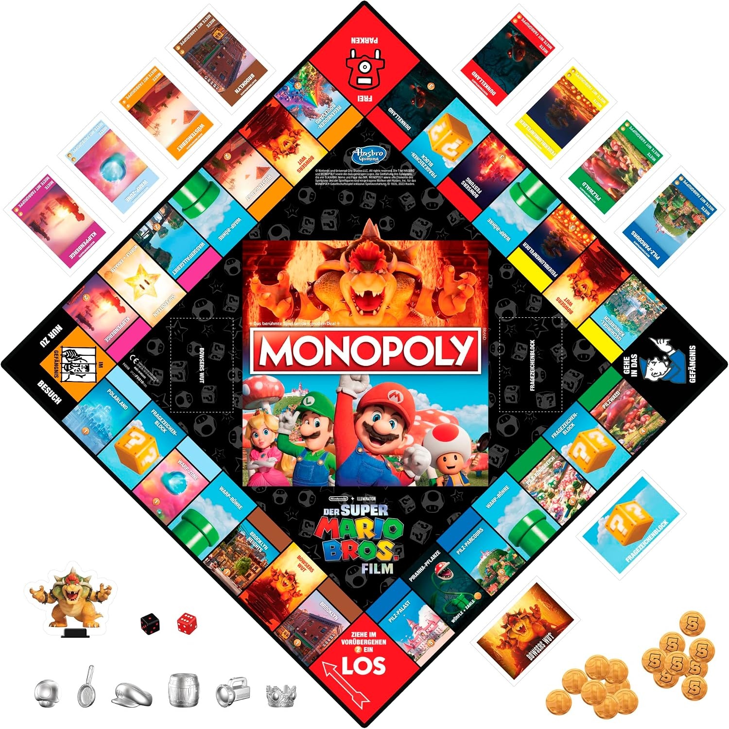 Film-Edition Brettspiel - Familienspaß mit Bowser-Figur - bis zu 33% Rabatt