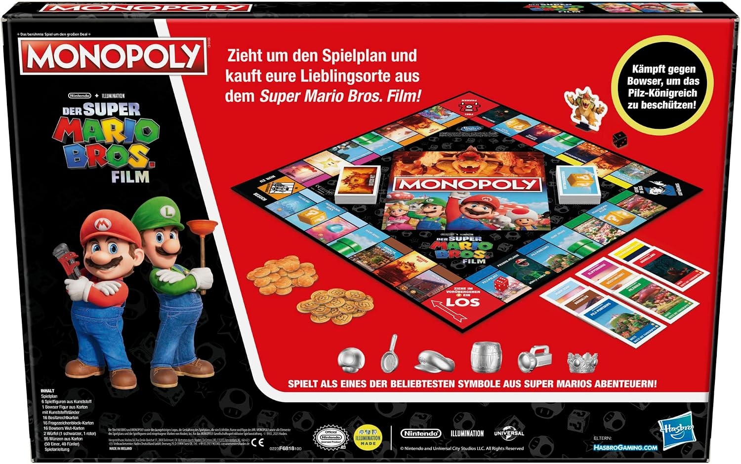 Film-Edition Brettspiel - Familienspaß mit Bowser-Figur - bis zu 33% Rabatt