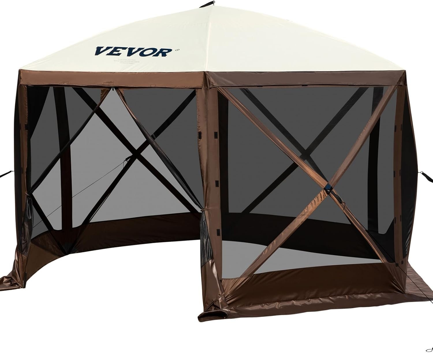 Vevor Pop-up Pavillon 3,6x3,6m: Geräumiges 6-eckiges Zelt - jetzt bis zu 35% sparen