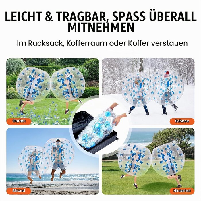 Vevor Aufblasbarer Bumper-Ball 1,2m - Outdoor Spielspaß - bis zu 34% sparen