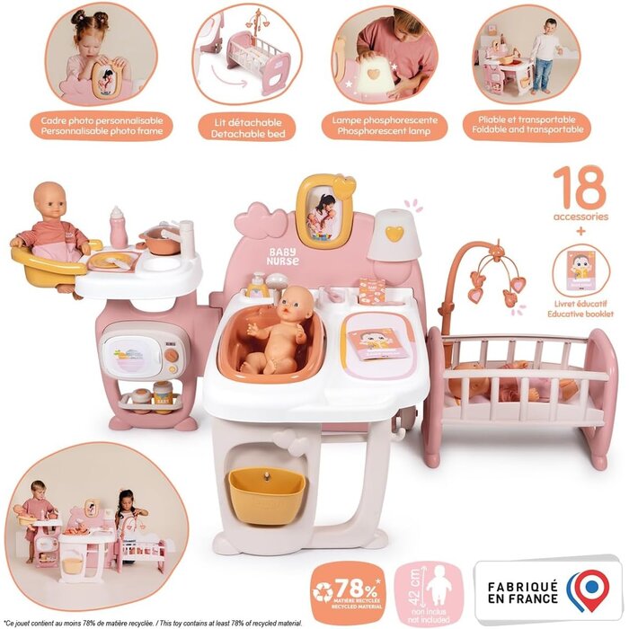 Großes Puppenhaus für Puppen bis 42 cm - Klappbar & nachhaltig - Bis zu 35% Rabatt