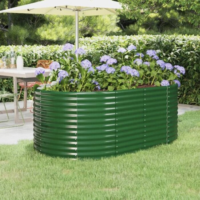 Vidaxl Robustes Hochbeet 175x100x68 cm, Grün - Jetzt bis zu 34% günstiger