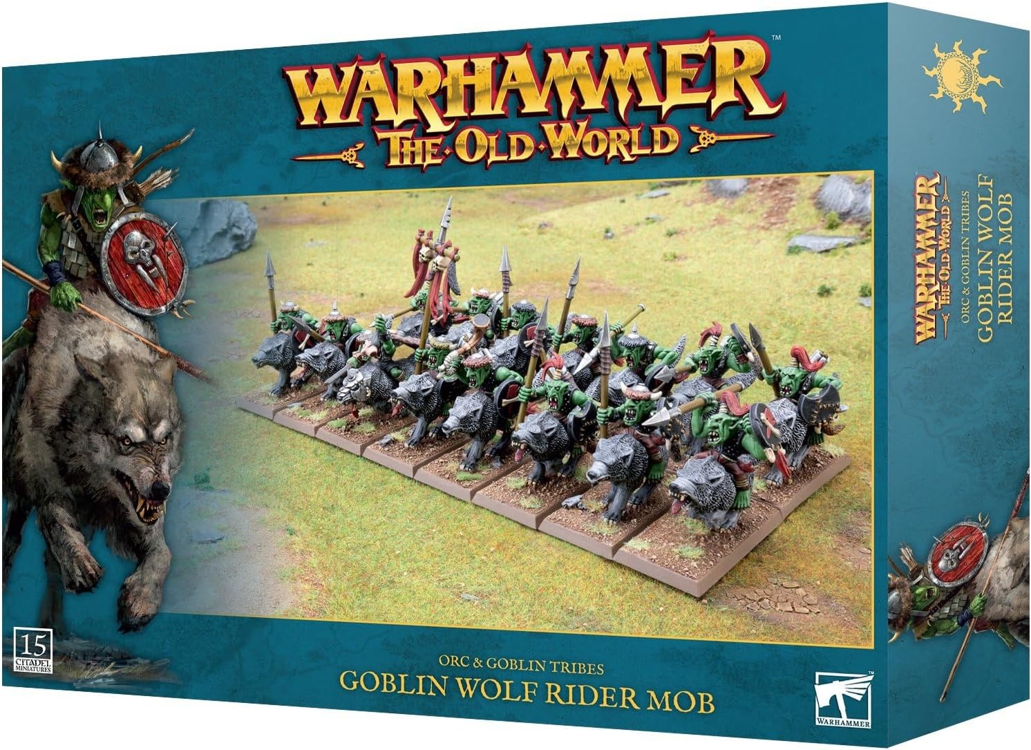 15 Goblin Wolfsreiter Miniaturen-Set für Tabletop - bis zu 34% sparen