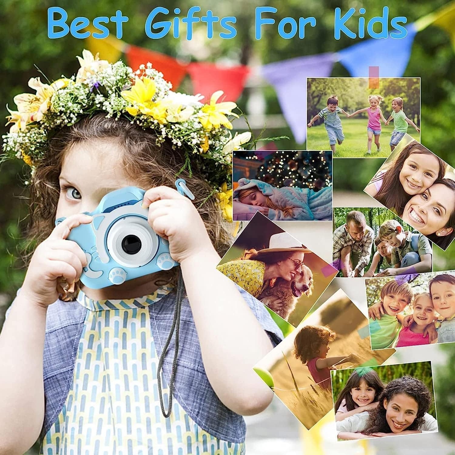 Digitale Kinderkamera 1080p - Blau - Jetzt bis zu 32% günstiger
