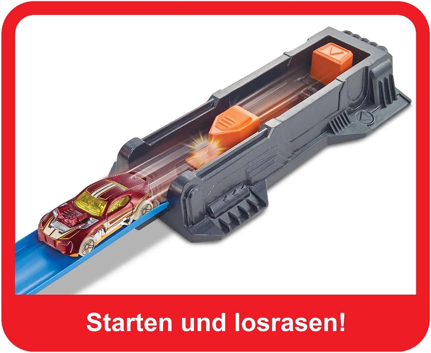 Hot Wheels Action-Rennbahn mit 3 Loopings und Boostern - Bis zu 34% sparen