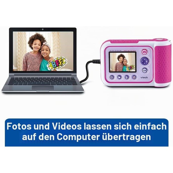 Vtech Digitale Kinder-Sofortbildkamera mit Selfie-Linse - Pink | bis zu 34% sparen