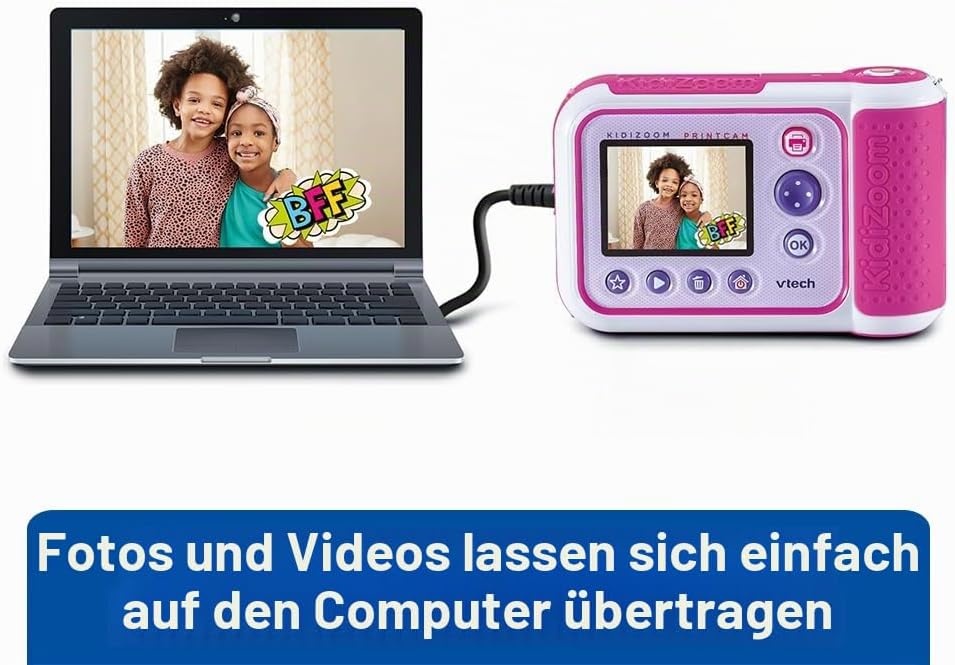 Vtech Digitale Kinder-Sofortbildkamera mit Selfie-Linse - Pink | bis zu 34% sparen
