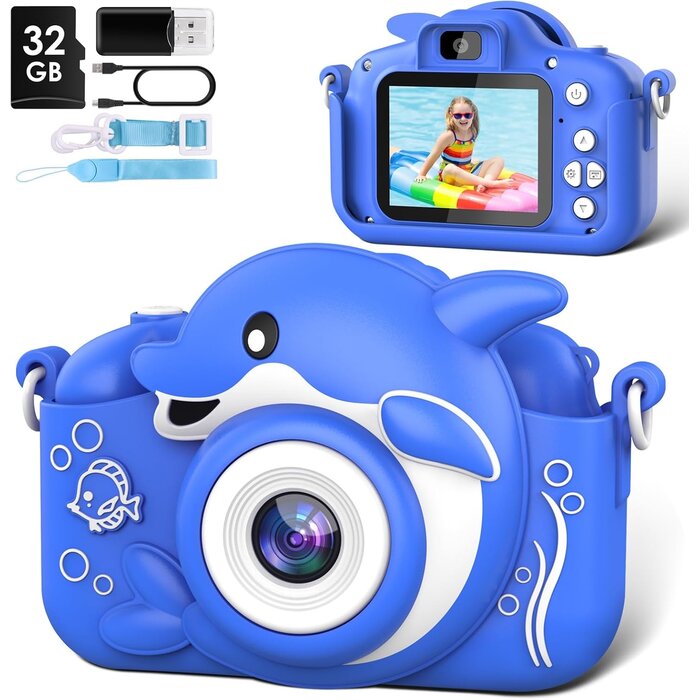 Delfin-Digitalkamera für Kinder 20MP HD - bis zu 32% günstiger im Outlet