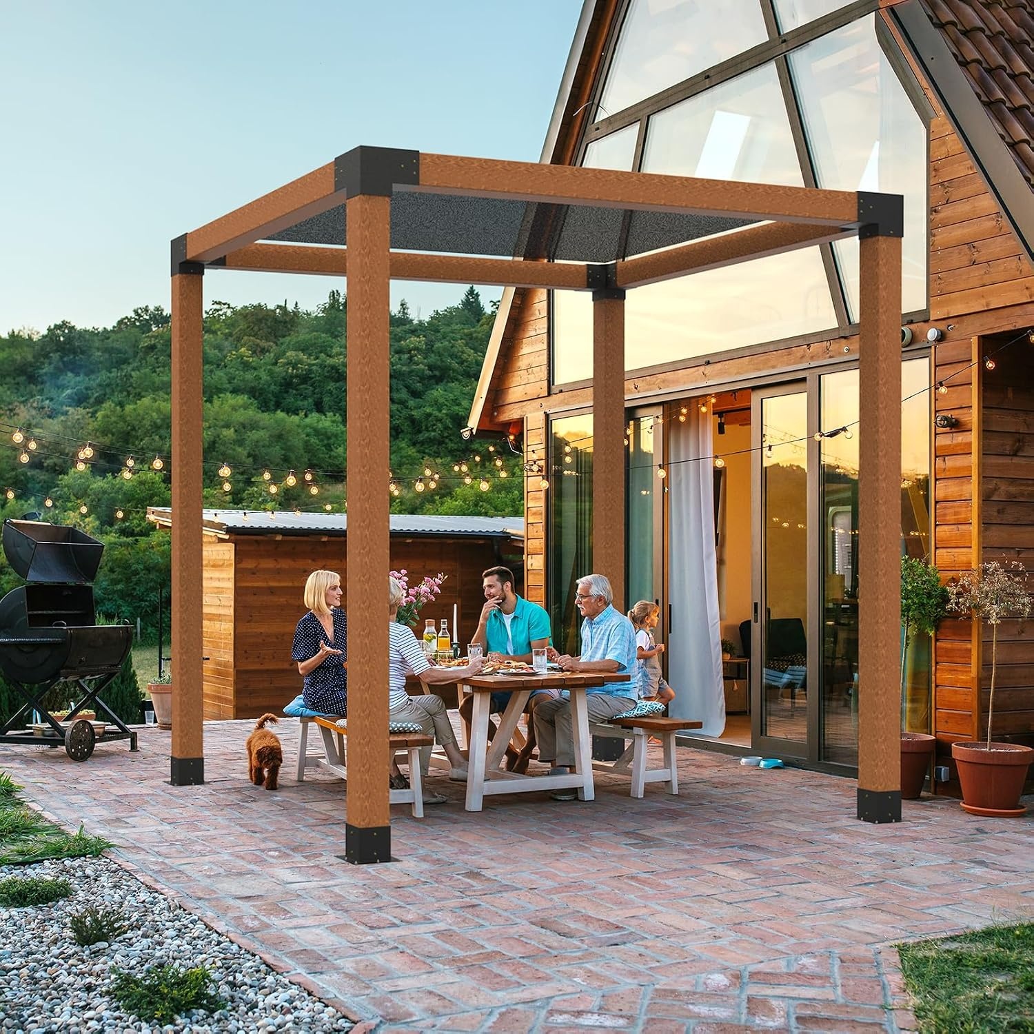 Vevor Pergola-Verbindungsset 8-tlg. für 6x6 Zoll Pfosten - bis zu 35% Rabatt
