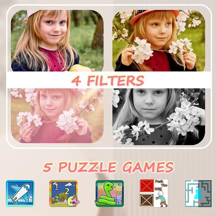 Digitale Kinderkamera Rosa - 1080p, 20MP & 32GB SD - bis zu 32% Rabatt