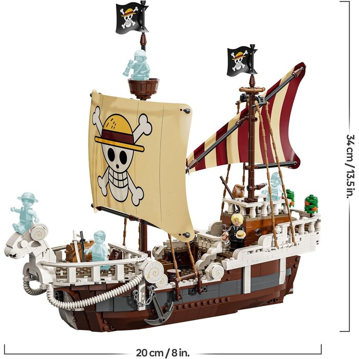 ONE PIECE Piratenschiff Modellbausatz, 1376 Teile, bis zu 35% Rabatt