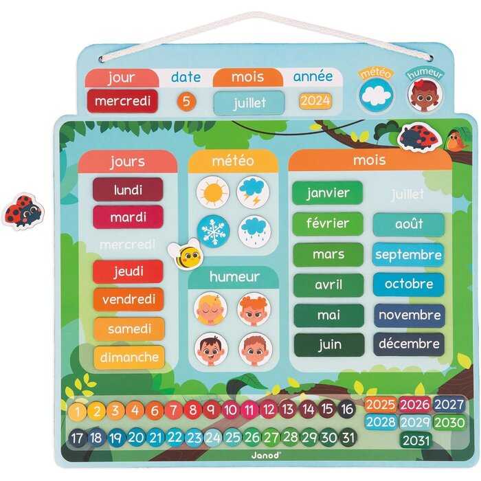 Magnetischer Lernkalender für Kinder - bis zu 32% Rabatt