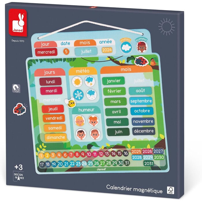Magnetischer Lernkalender für Kinder - bis zu 32% Rabatt