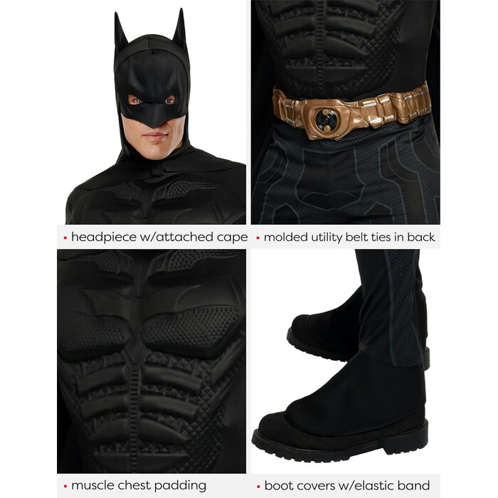 Batman Muskelkostüm Herren XL - DC Helden-Look - bis zu 33% reduziert