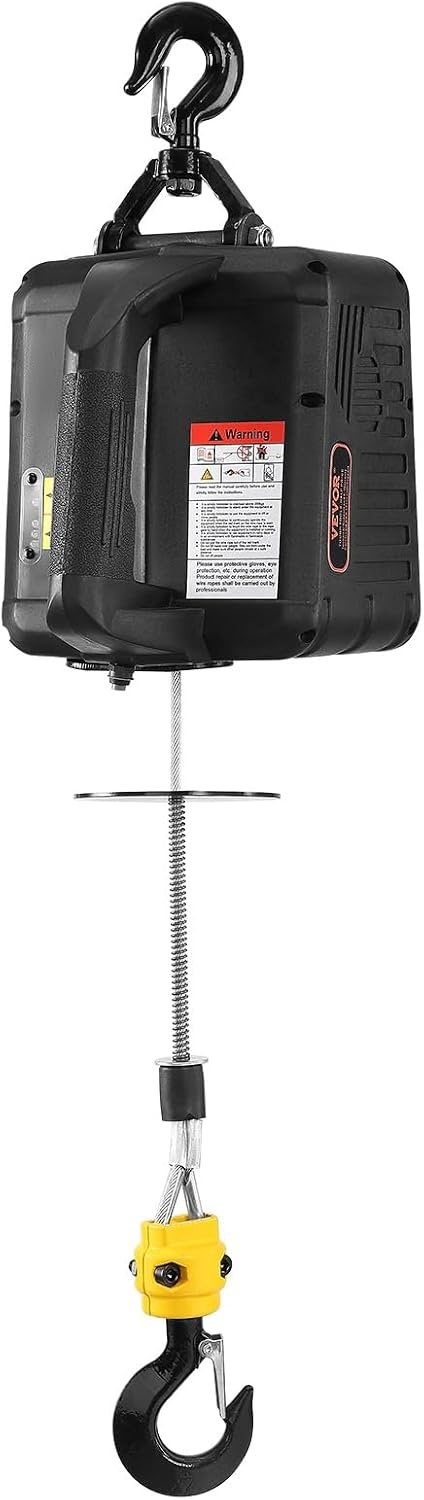 Vevor Tragbare elektrische Seilwinde 499kg - 1500W - Funk - bis zu 35% Rabatt