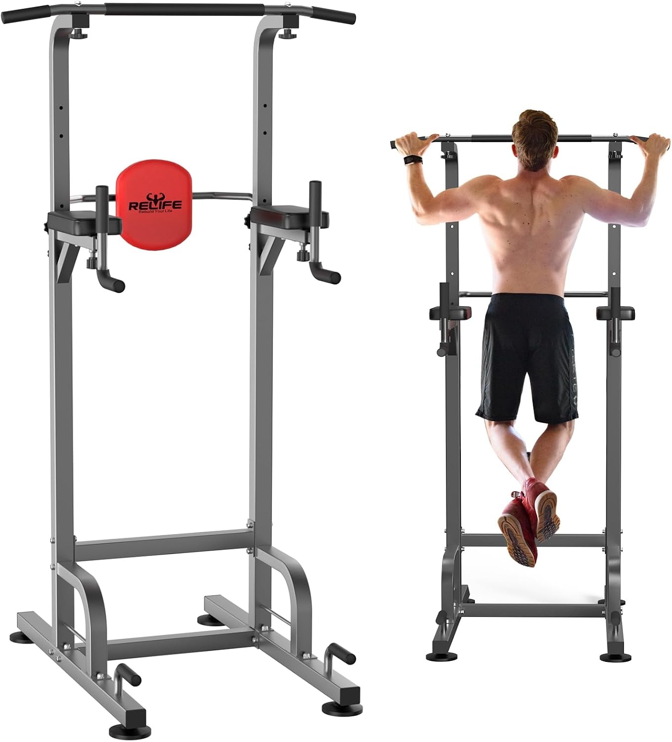 Power Tower Klimmzugstation - Fitnessgerät bis 180 kg - bis zu 35% Rabatt