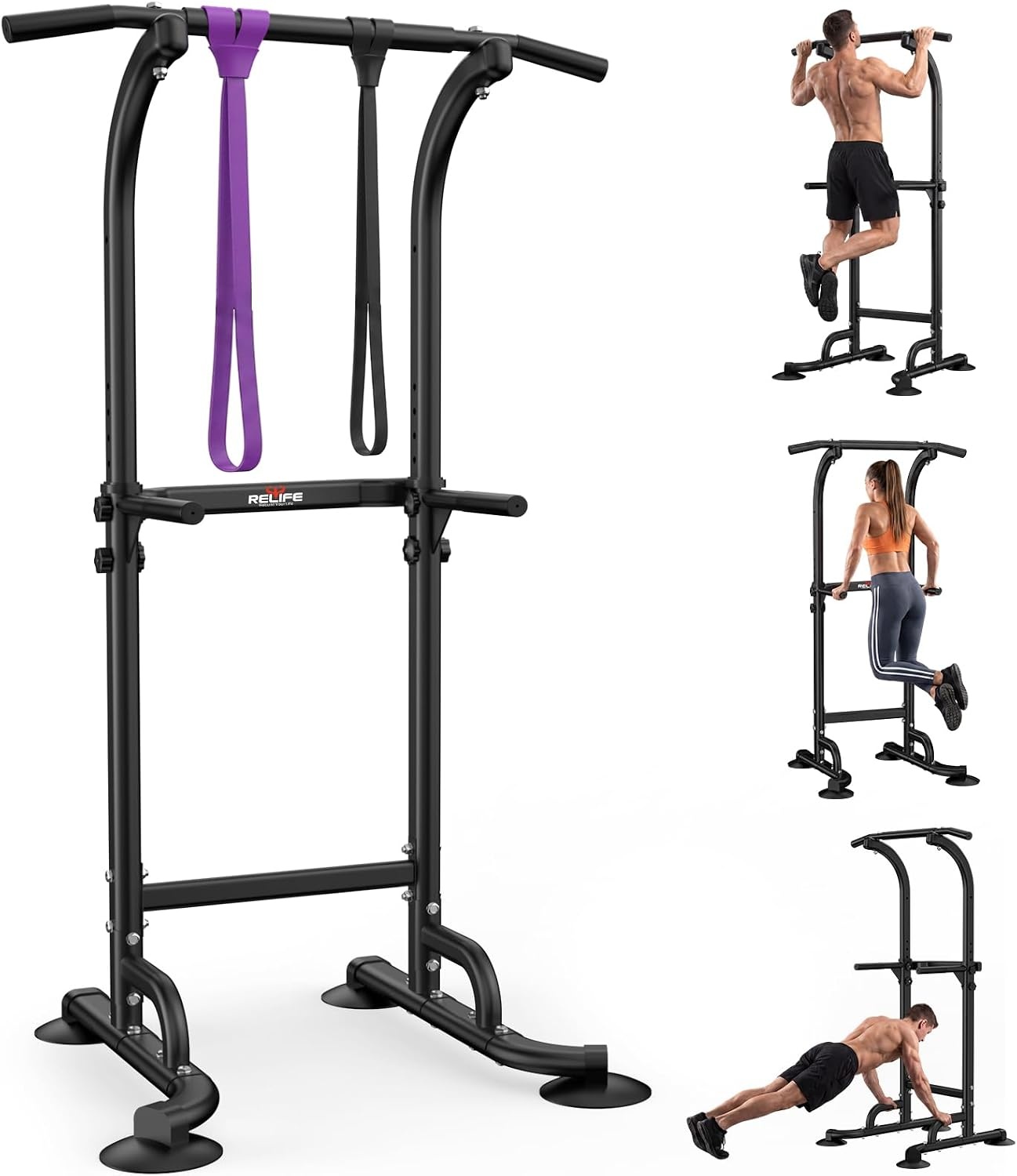 Power Tower Klimmzugstation - Fitnessgerät bis 180 kg - bis zu 35% Rabatt
