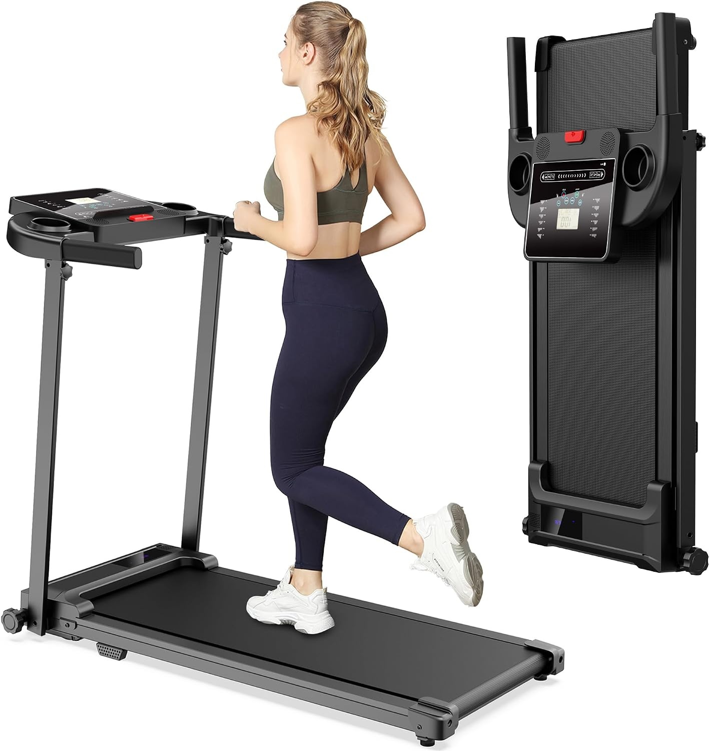 Klappbares elektrisches Laufband bis 10 km/h - Jetzt bis zu 35 % Rabatt